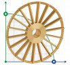 Turbine pour pompe ROVER POMPE 2005 BE-M 40, BE-T 40, N-40 code 490035