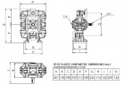 Пневматический мембранный насос DP 05 PB/S - PP/S