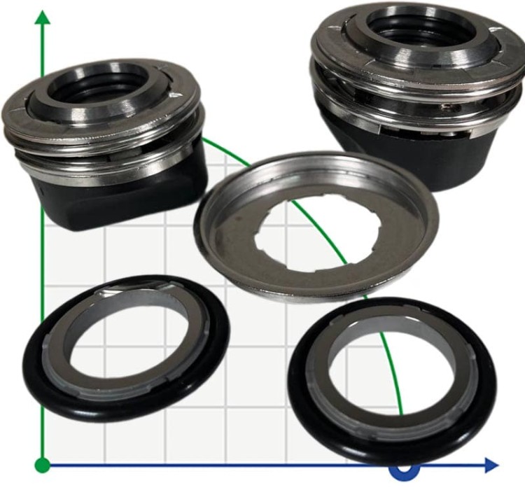 Механическое уплотнение насоса FLYGT R-FL.XA 35, U, TC/TC, VITON, 304