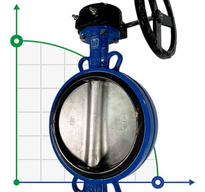 PN16 DN250 Butterfly valve, cast iron body, AISI 304 disc, Seat EPDM