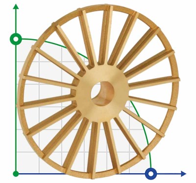 Impeller for pump ROVER POMPE BE-M 50, BE-T 50, N-50