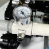 PN6 DN250 Vanne papillon, corps et disque AISI 304, PTFE, Actionneur pneumatique double effet Ex+positionneur 4-20MA