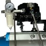 PN6 DN250 Vanne papillon, corps et disque AISI 304, PTFE, Actionneur pneumatique double effet Ex+positionneur 4-20MA