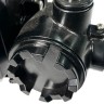 PN6 DN250 Vanne papillon, corps et disque AISI 304, PTFE, Actionneur pneumatique double effet Ex+positionneur 4-20MA