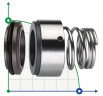 Uszczelnienie pompy R-BT-RN3.NU 22, P, SIC/CAR, VITON, 304