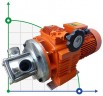 AlphaDynamic AD30.1/03/TR 1,1kW impeller pump with mechanical variator, mobile