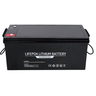 Batterie au lithium-fer-phosphate (lithium-ferreux) CL-25.6V 100Ah, LiFePO4, LFP Coque ABS sur pied avec Bluetooth et écran
