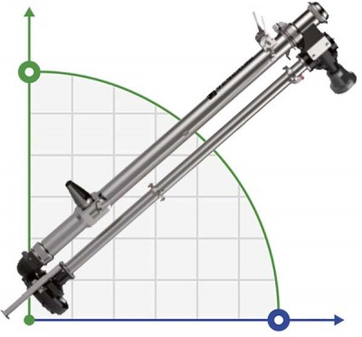 Veneroni LVT 12/540, 3,5m, 360 m3/h vertical pump from PTO
