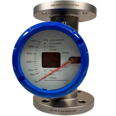 DN50 Caudalímetro de acero inoxidable rotámetro KLZZ PN16 (water), 1000-10000 l/h, 4-20mA, Ex