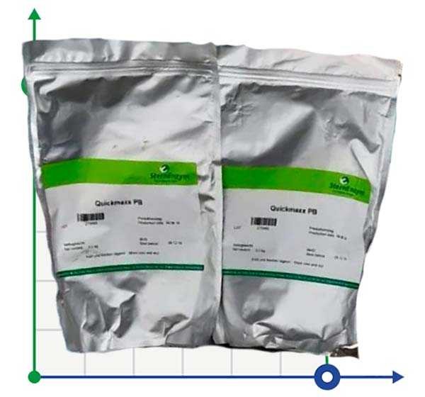 Compuesto antibacteriano Quickmaxx PB para fermentación de etanol, 1 kg