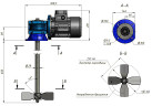 Мешалка ML3006138, 0,37 кВт, 138 об/мин