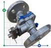 PN16 DN15 Válvula de bola de acero inoxidable AISI 316, asiento PTFE