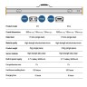 Transpaleta extensométrica portátil con Bluetooth AD1 hasta 4500 kg (3 básculas)