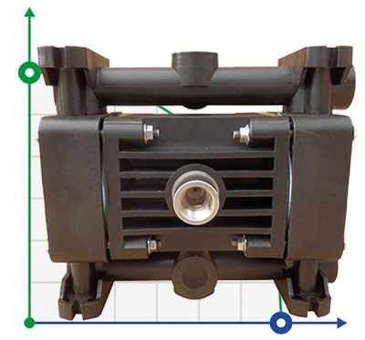 RUBY 010V-P-NTPT-F  pompa membranowa pneumatyczny
