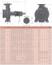 Насос для горячего масла EMSE EKY 32-200, 7,5 кВт, 380V, 2900 с двигателем, муфтой на раме