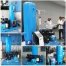 Compresor de aire de pistón DEHAHA de la serie DHH para línea de corte láser con suministro de aire 1-2,5 m3/min, potencia 11-25 kW, presión 3 MPa