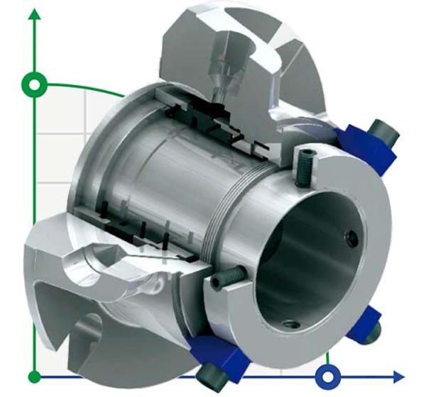 Картриджное уплотнение Flowserve R-ISC2-PX 40, SIC/SIC, VITON, 316