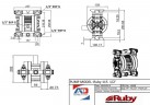 Pompe à membrane pneumatique RUBY 115V-P-TVT-T