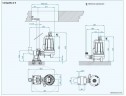 Погружний насос Dreno COMPATTA 3, M/G з вихровим робочим колесом