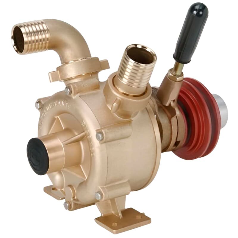 Flüssigkeitsring-Wirbelpumpe LIVERANI NAUTIC 50 F, 230 l/min, Bronze, mit Handkupplung, ohne Motor