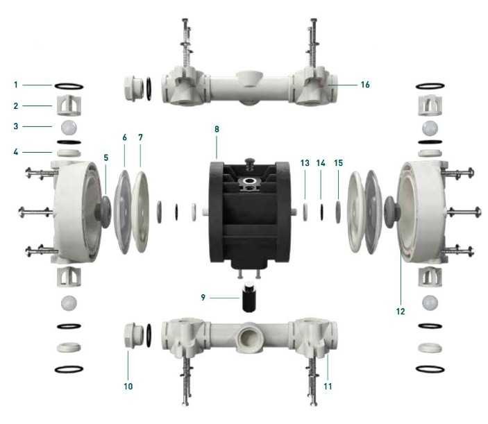 Шарик PTFE клапана насоса BOXER 81