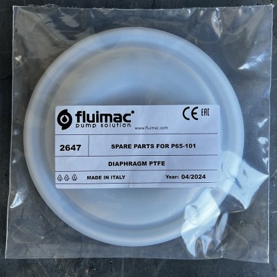 Flüssigkeitsseitige Membran, PTFE, PHOENIX P65, P100, P101
