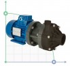 Насос з магнітною муфтою DM 06 PVDF, VITON, 0,37 кВт, 81 мм