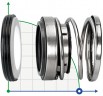 Mechanical seal R-108 17, SIC/SIC, EPDM, 304, L