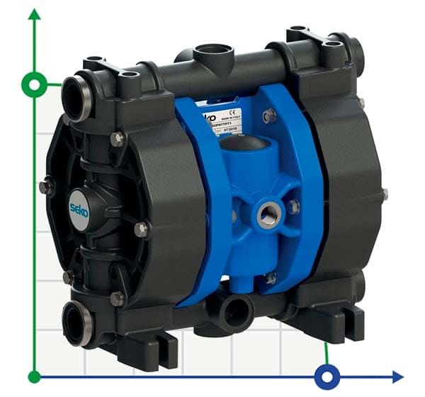 Seko Duotek AF100 PP pneumatic diaphragm pump