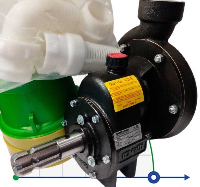 Von der Zapfwelle des Traktors angetriebene Pumpe Rovatti T0-50 R.7.77-1