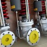 Zawór redukcyjny DN100, korpus WCB, wlot ciśnienia 5 bar, wylot 3 bar, para, 1700 kg/h