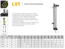 Pompe à prise de force verticale Veneroni LVT 15/540, 2,5m, 522 m3/h