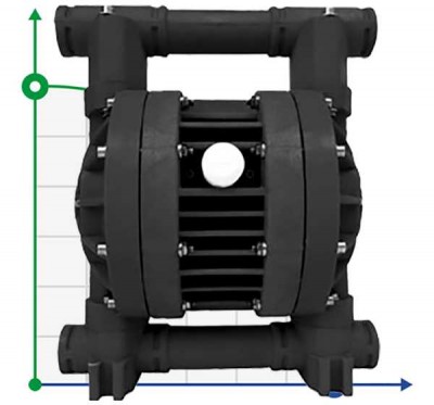 RUBY 025V-P-TVT-T  pompa membranowa pneumatyczny