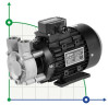 High temperature vortex pump WD-07E, 380V stainless steel -30°C+200°C