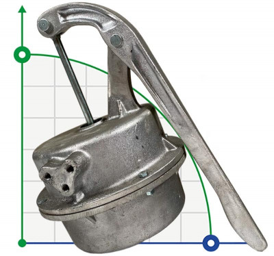Handpumpe Ekler zum Entfernen der Luft aus der Saugleitung der Pumpe PTO