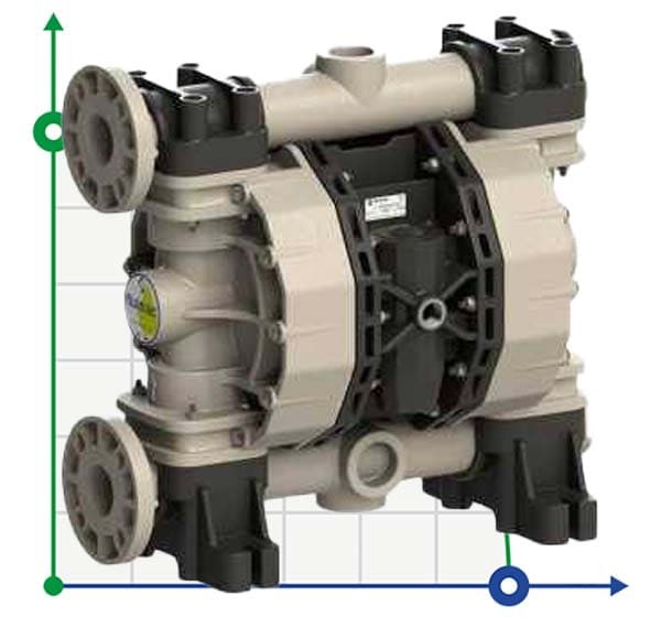 PHOENIX P700 PP SANTOPRENE + PTFE ATEX пневматичний мембранний насос