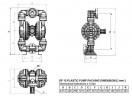 Bomba neumática de diafragma DP 15 PP/N*B - PB/N*B