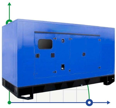 Промисловий дизельний генератор XHYW-120GF з ATS, двигун Weichai 125kVA, 120kW, 380V/50HZ закритого типу