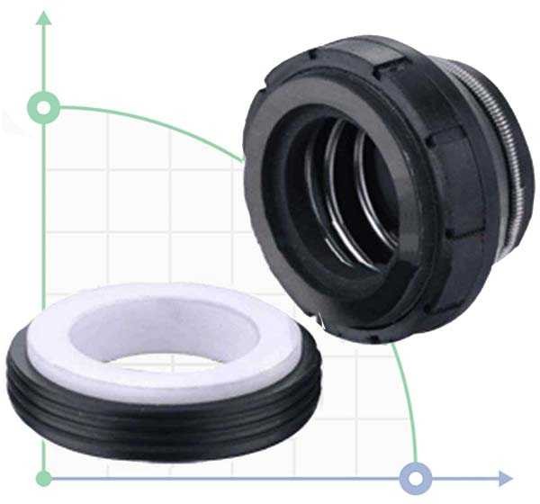 Mechanical seal R-GTZ 22, CAR/CER, EPDM, 304