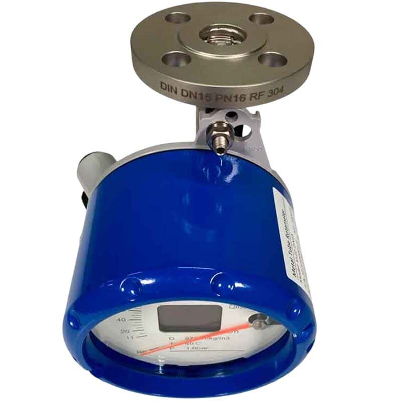 DN15 caudalímetro rotámetro de acero inoxidable KLZZ PN6 (mezcla de alcohol líquido C2H5OH 92%), 11-110 l/h, 4-20mA, Ex