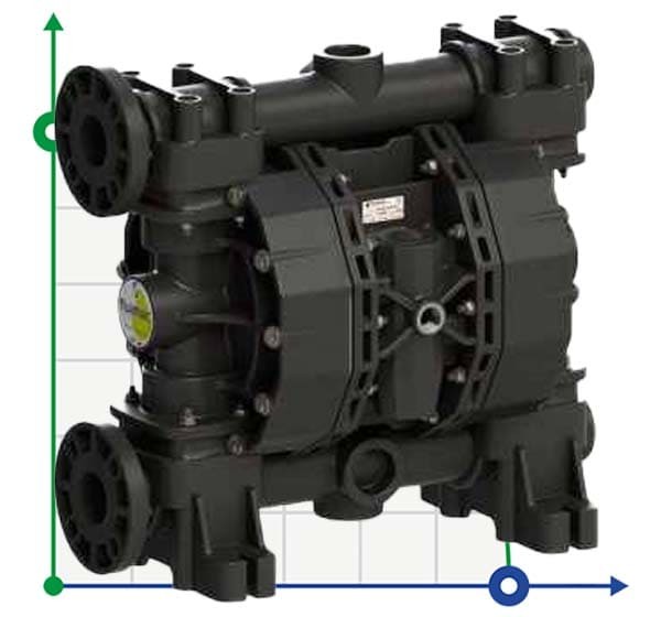 PHOENIX P700 PVDF ATEX пневматический мембранный насос