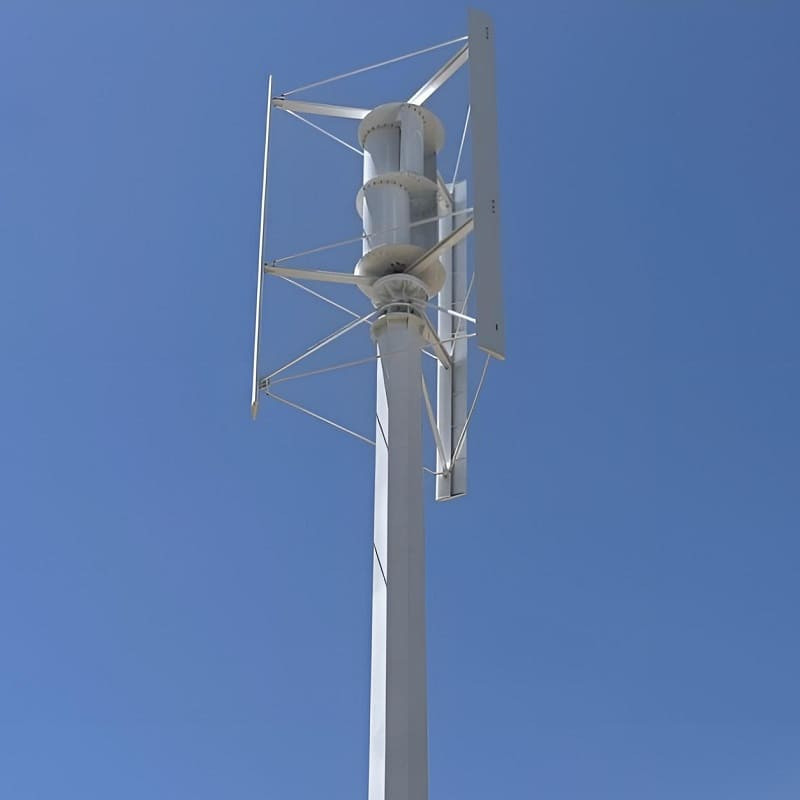 Ветрогенератор H-типа RX-HV12K-2 12 кВт вертикальный