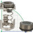 Торцевое уплотнение для Grundfos R-706F 16, TC/TC, VITON, 304
