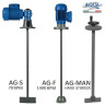 Mezclador de reactivos químicos AQUA AG1-PVC60/F, 220V, 1400 RPM, ADAG1P06F