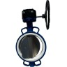 PN6 DN200 Задвижка Баттерфляй, чугунный корпус, диск AISI 304, Seat: PTFE