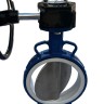 PN6 DN200 Задвижка Баттерфляй, чугунный корпус, диск AISI 304, Seat: PTFE