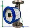 DN25 Расходомер ротаметр  из нержавеющей стали KLZZ PN6 (liquid Alcohol mixture C2H5OH 30%), 0.4-4.0 m3/h, 4-20mA, Ex