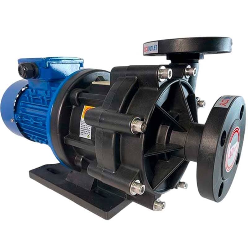 Pump with the magnetic coupling QHX-F-440CSE-5V38AFGABS-3801, PPH, 0,37kW, 380V