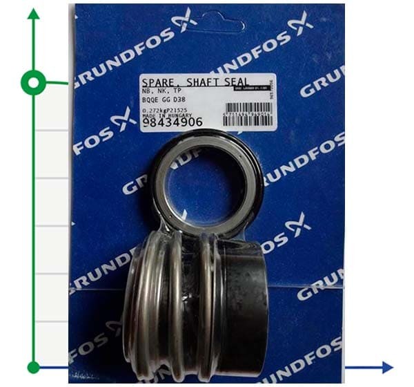 Уплотнения вала Grundfos BQQE GG 28 мм для TP/NB/NK Grundfos арт. 98434904