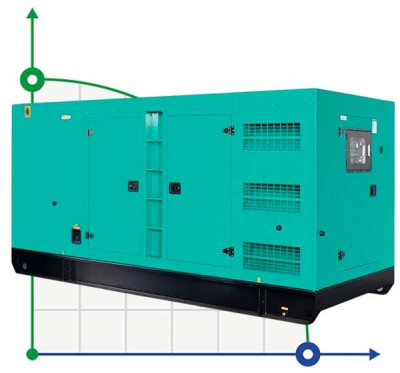 Промисловий дизельний генератор XHYC-450GF з ATS, двигун Cummins 500kVA, 450kW, 380V/50HZ закритого типу